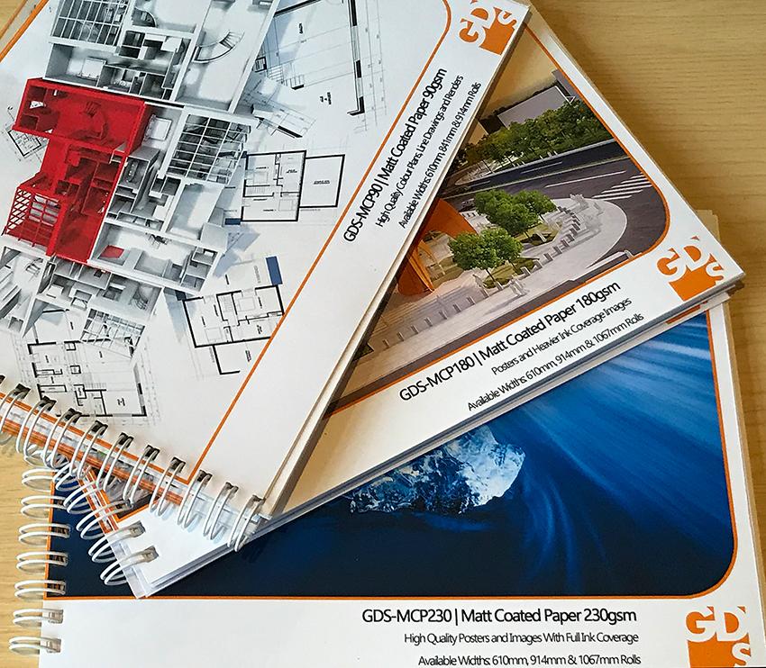 GDS Coated Paper Samples