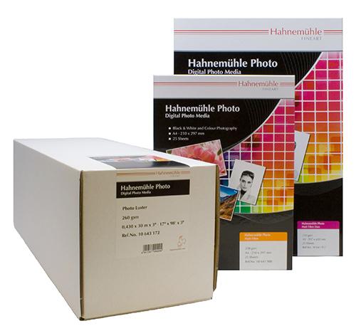 Hahnemuhle photo paper sheets and rolls